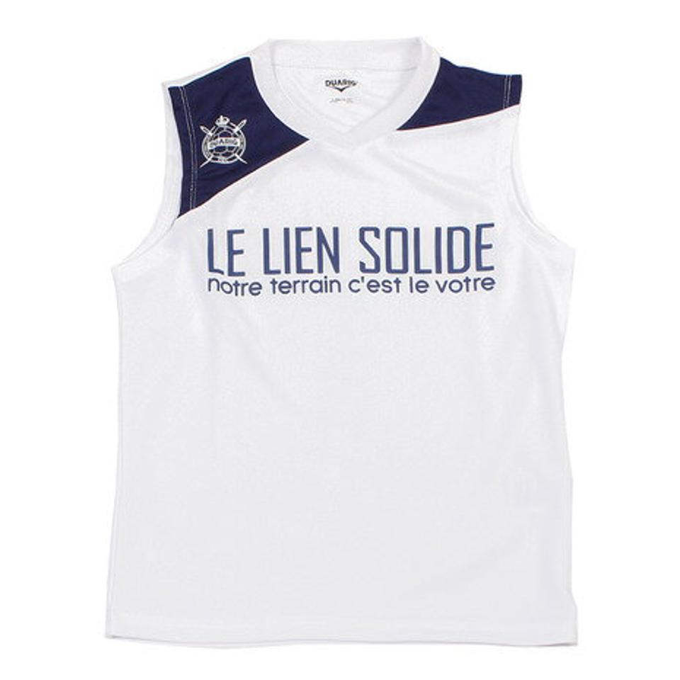 デュアリグ(DUARIG) ドライプラス(吸汗速乾) ノースリーブプラクティスシャツ 742D8CD127 WHT (キッズ)