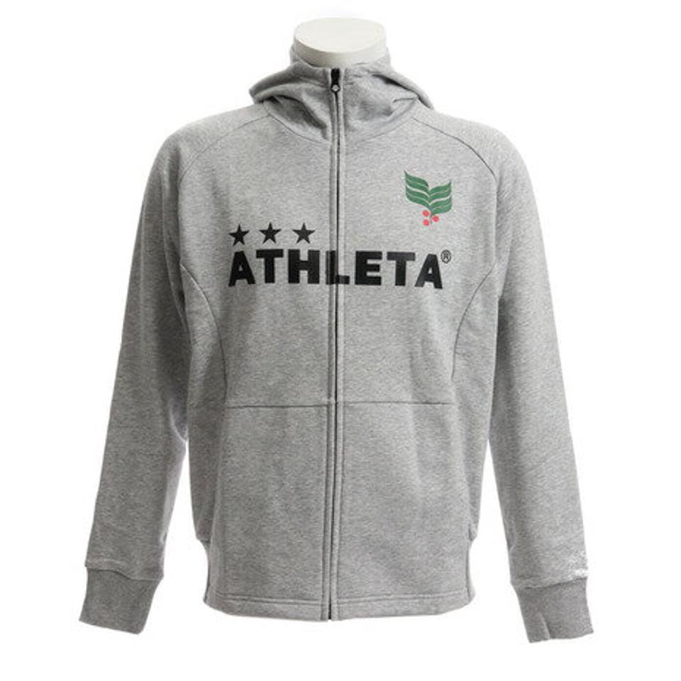 アスレタ（ATHLETA） メンズ スウェットジップパーカー XE-284 GRY スポーツウェア （メンズ）
