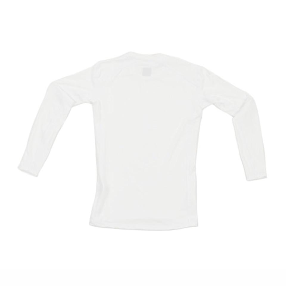 デュアリグ(DUARIG) サッカー ジュニア インナー ストレッチ丸首インナーシャツ 742D7ES3089 白 アンダー シャツ 長袖 (キッズ)