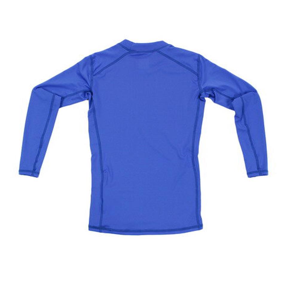 デュアリグ(DUARIG) サッカー ジュニア インナー ストレッチ丸首インナーシャツ 742D7ES3089 青 アンダー シャツ 長袖 (キッズ)