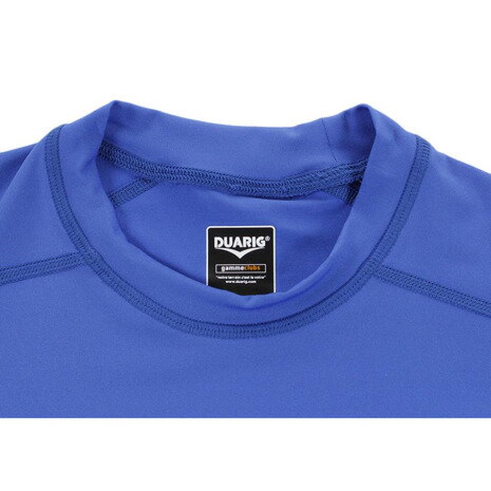 デュアリグ(DUARIG) サッカー ジュニア インナー ストレッチ丸首インナーシャツ 742D7ES3089 青 アンダー シャツ 長袖 (キッズ)