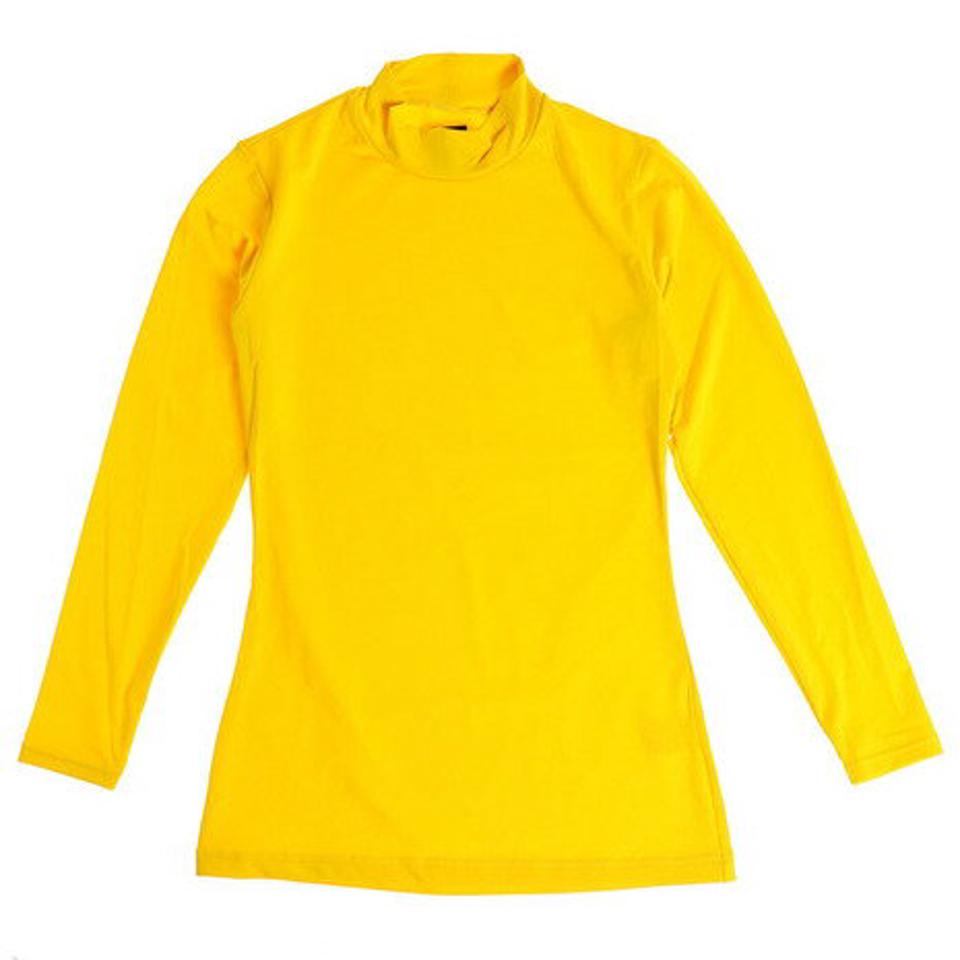 デュアリグ(DUARIG) サッカー ウェア メンズ ストレッチハイネックシャツ 741D6ES5389 YEL インナー アンダー シャツ 長袖 (メンズ)