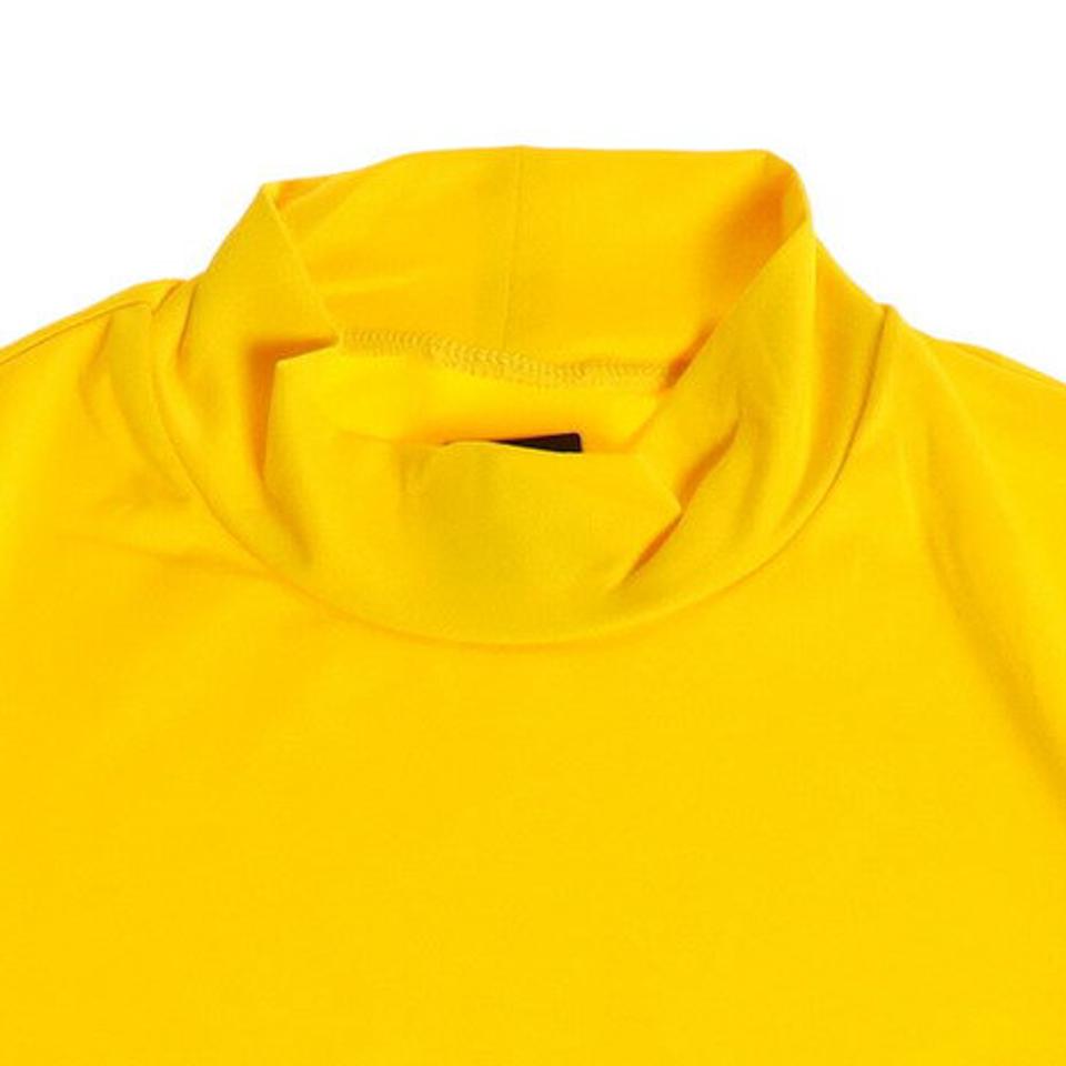 デュアリグ(DUARIG) サッカー ウェア メンズ ストレッチハイネックシャツ 741D6ES5389 YEL インナー アンダー シャツ 長袖 (メンズ)