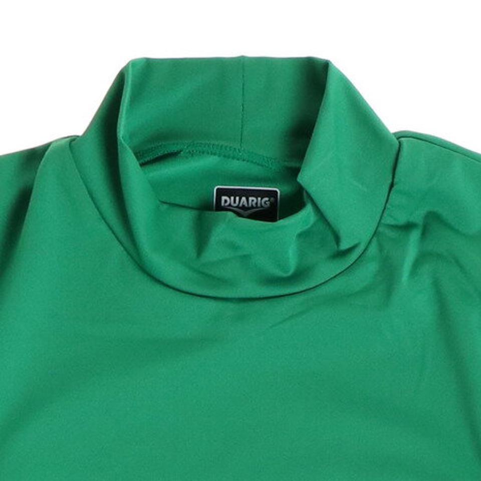 デュアリグ(DUARIG) サッカー ウェア メンズ ストレッチハイネックシャツ 741D6ES5389 GRNインナー アンダー シャツ 長袖 (メンズ)