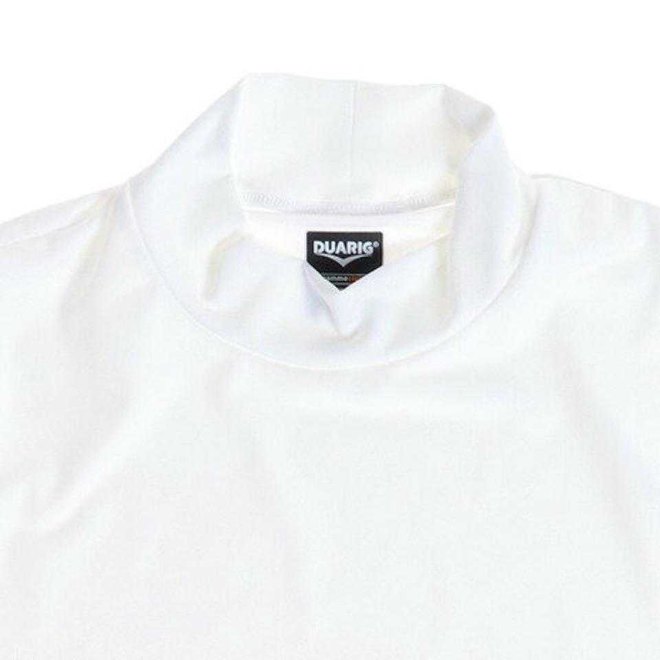 デュアリグ(DUARIG) サッカー ウェア メンズ ストレッチハイネックシャツ 741D6ES5389 WHT メンズ インナー アンダー シャツ 長袖 (メンズ)