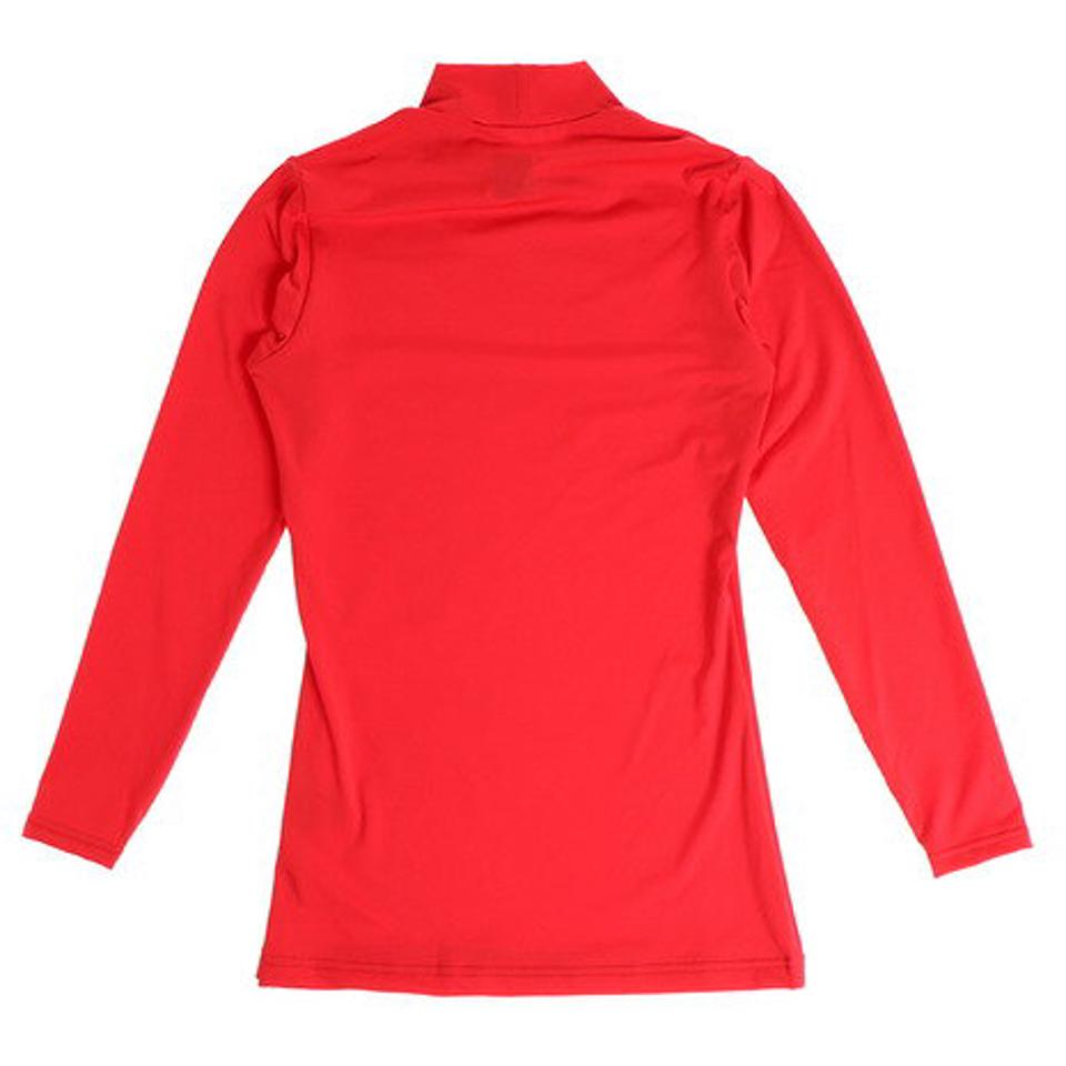 デュアリグ(DUARIG) サッカー ウェア メンズ ストレッチハイネックシャツ 741D6ES5389 RED インナー アンダー シャツ 長袖 (メンズ)