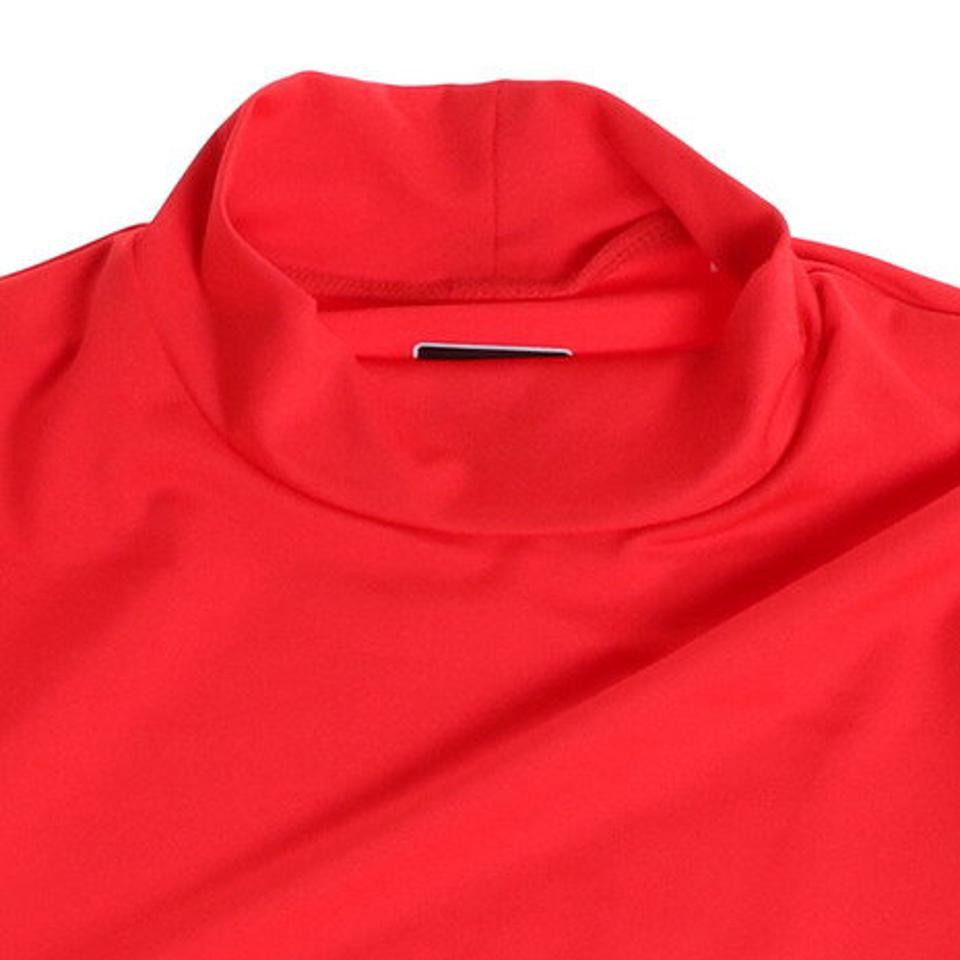 デュアリグ(DUARIG) サッカー ウェア メンズ ストレッチハイネックシャツ 741D6ES5389 RED インナー アンダー シャツ 長袖 (メンズ)