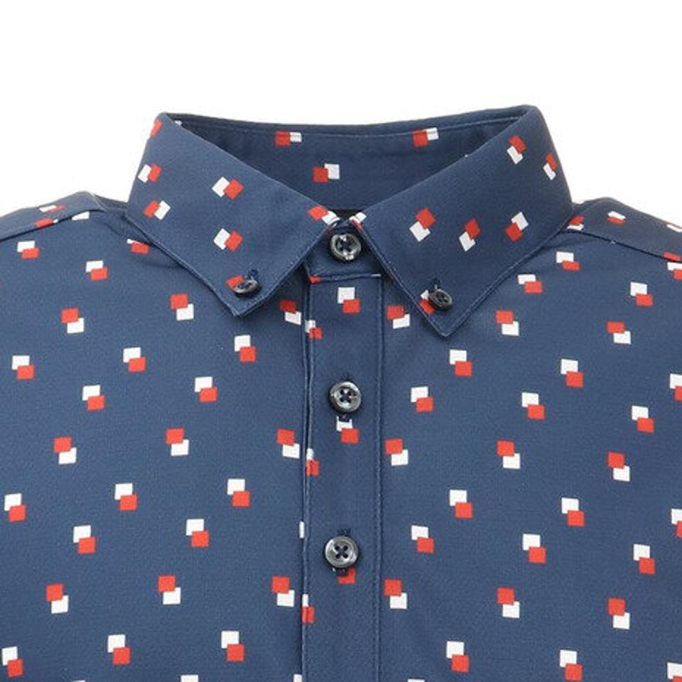 パフォーマンスギア(PG)(メンズ)ゴルフウェア 半袖ポロシャツ 403PG1ES8108 NVY