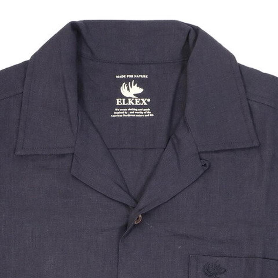 エルケクス(ELKEX) レーヨン リネン シャツ 881EK0SE3284NVY オンライン価格 (メンズ)