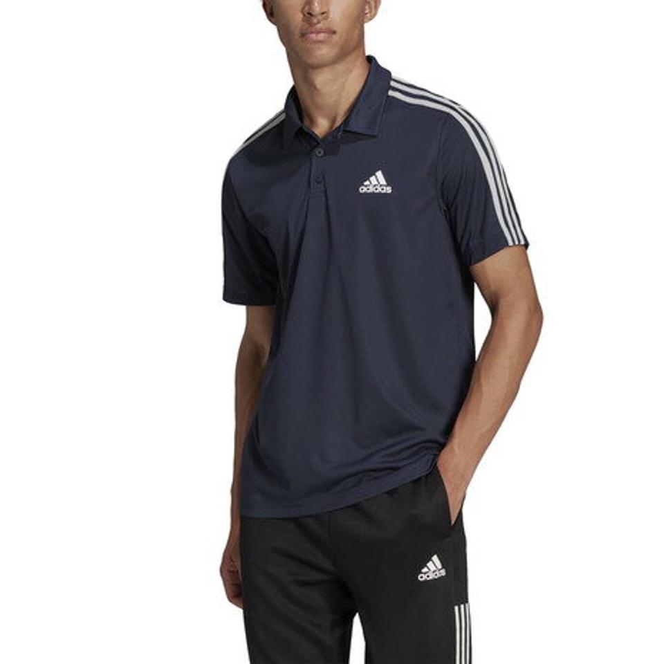 アディダス(adidas) PRIMEBLUE デザインド トゥ ムーブ スポーツ 3ストライプス ポロシャツ 42504-H13873 (メンズ)