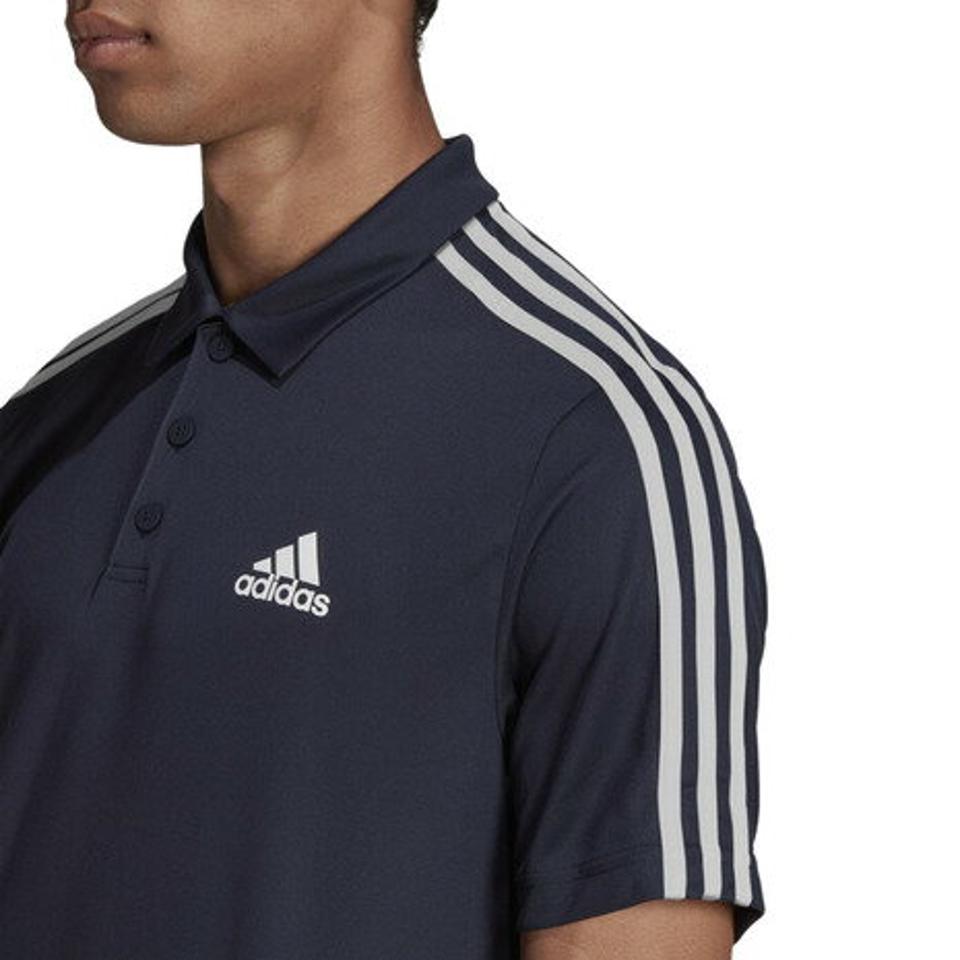 アディダス(adidas) PRIMEBLUE デザインド トゥ ムーブ スポーツ 3ストライプス ポロシャツ 42504-H13873 (メンズ)