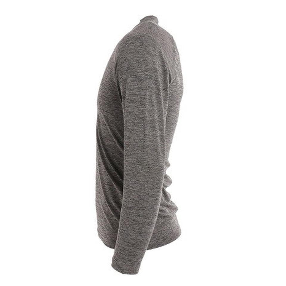 アズ(as)(メンズ)長袖Vネックシャツ 9277-32 GRY