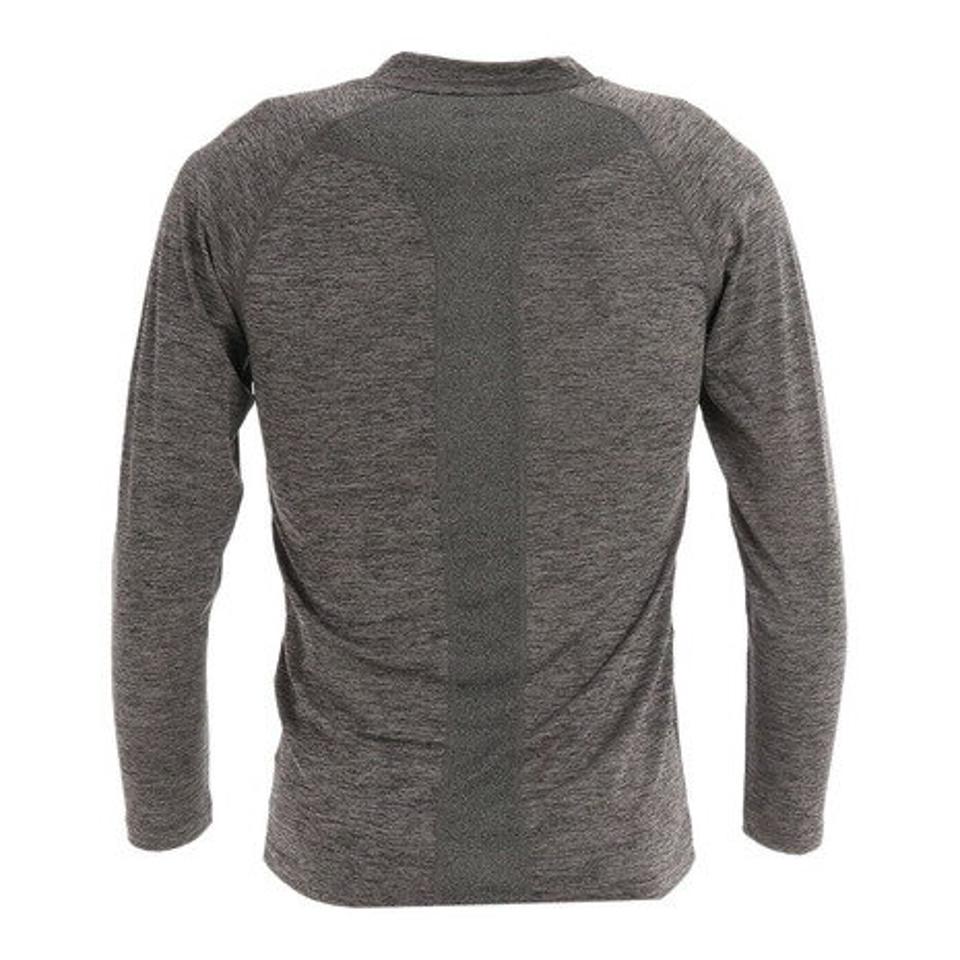 アズ(as)(メンズ)長袖Vネックシャツ 9277-32 GRY