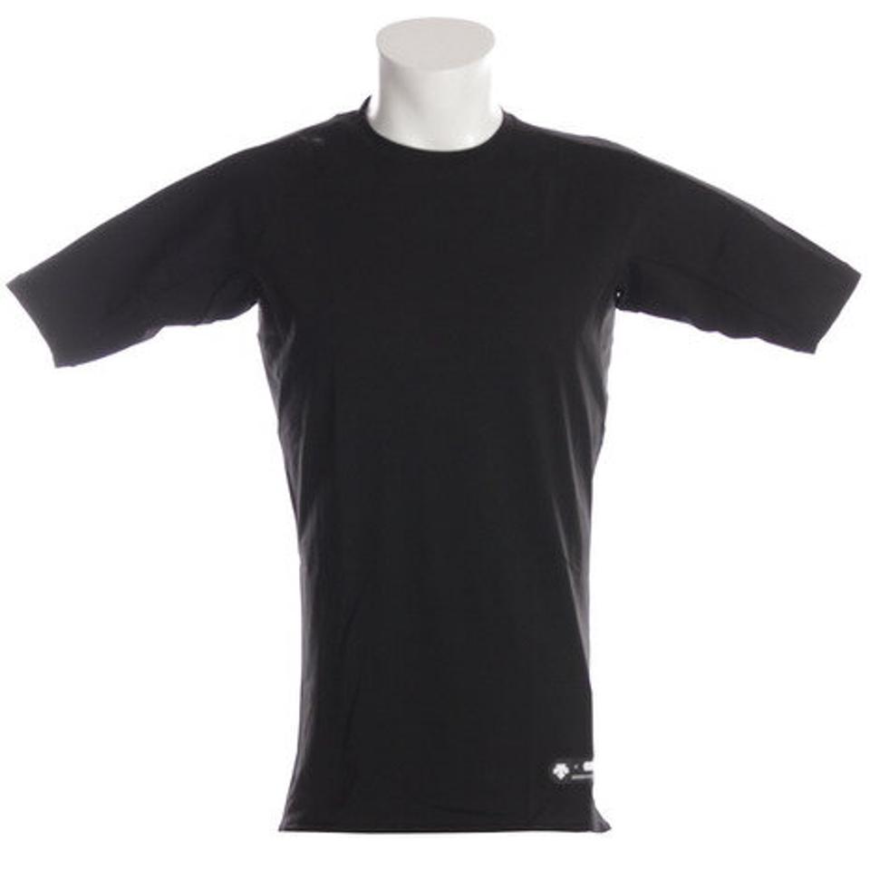 【スポーツデー エントリーでP5倍!4/3 9:59迄】デサント(DESCENTE)(メンズ)野球 アンダーシャツ 半袖 丸首 インナー シャツ DBMLJA00 黒