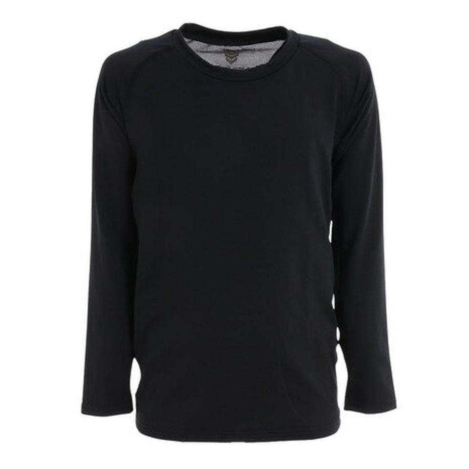 【3点10%OFFクーポン 7/1まで】YABANE 野球 アンダーシャツ ジュニア ドライプラス抗菌ストレッチ丸首長袖シャツ YA2ABJ02-90 抗菌効果 吸汗速乾性 抗菌防臭 UVケア (キッズ)