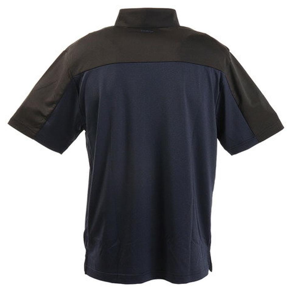 パフォーマンスギア(PG)(メンズ)ゴルフウエア メンズ ハーフジップポロシャツ PGLS-2003 NVY