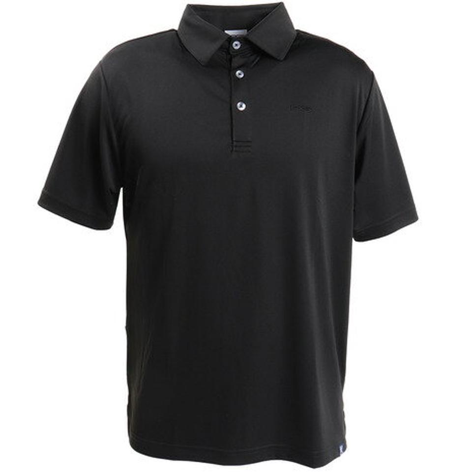 パフォーマンスギア(PG) ゴルフウエア メンズ バックロゴメッシュポロシャツ PGLS-2002 BLK (メンズ)