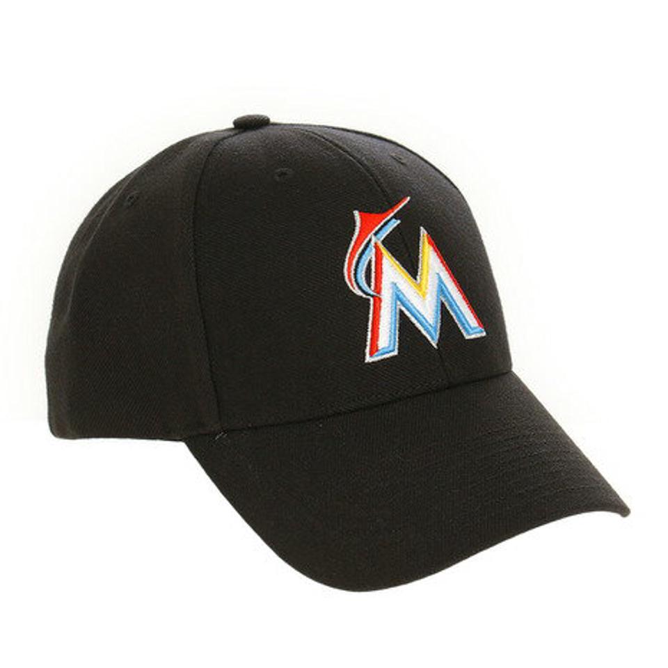 フォーティーセブン（47）（メンズ）MLB マイアミ・マーリンズ キャップ B-MVP28WBV-BKA