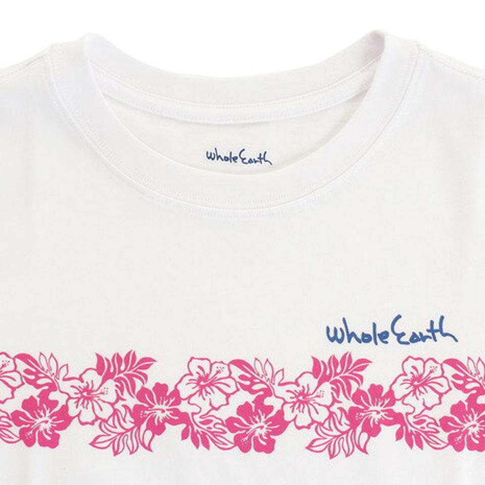 ホールアース(Whole Earth) HIBISCUS tシャツ 半袖 WE21HA14WHT (レディース)