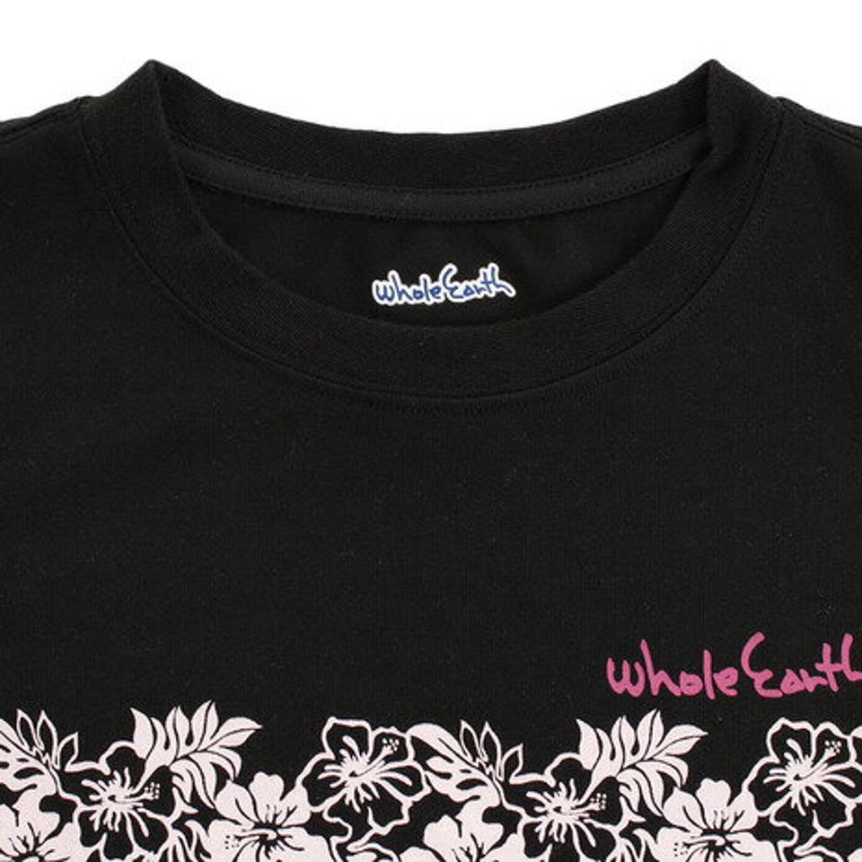 ホールアース(Whole Earth) HIBISCUS tシャツ 半袖 WE21HA14BLK (レディース)