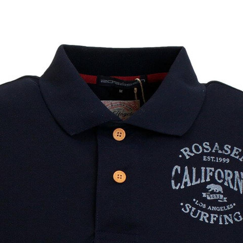 ROSASEN ゴルフ ポロシャツ吸水速乾 ポリエステル カノコ半袖ポロシャツ 044-24241-098 (メンズ)