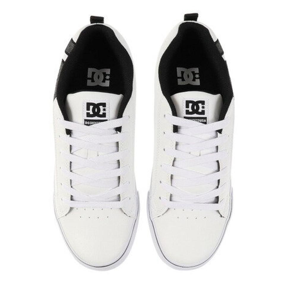 ディーシー・シュー（DC SHOE）（メンズ）メンズ スニーカー シューズ 白 コートバルク COURT VULC SE SN ホワイトブラック ホワイト 21SPDM211025