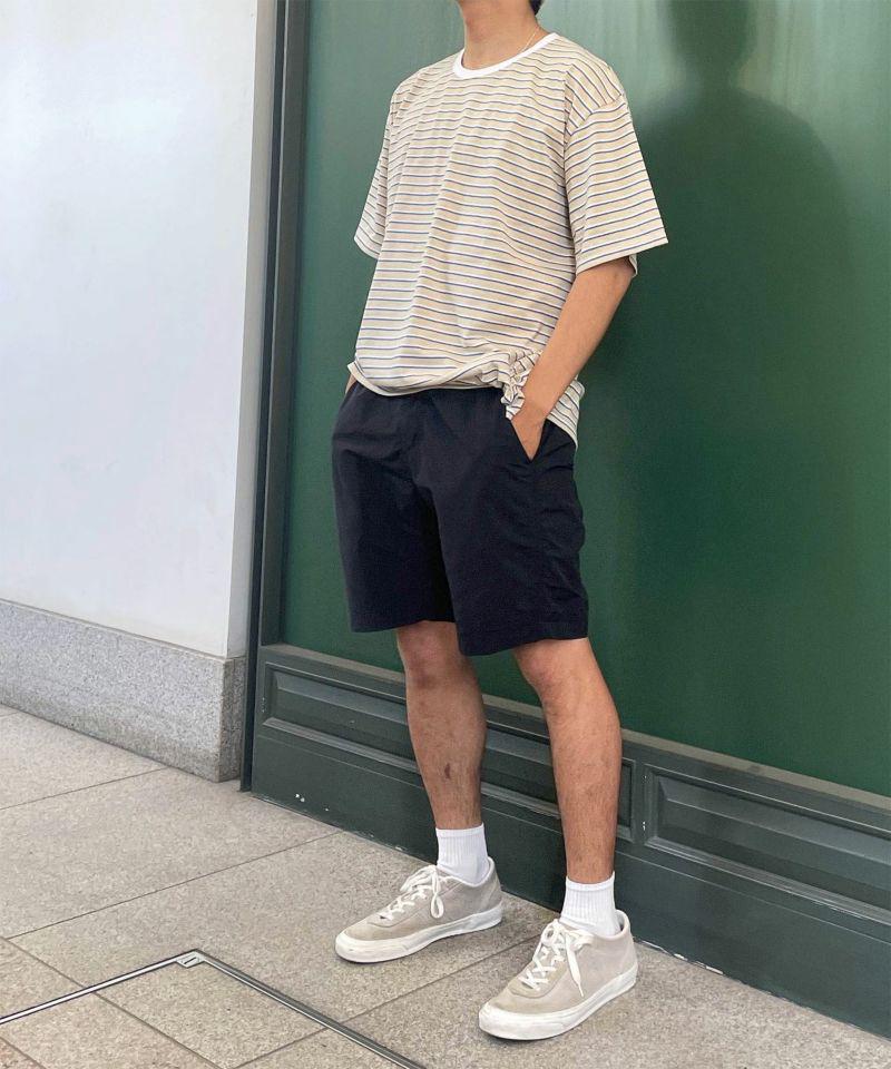 【ユニセックス】choice_cnl(チョイス)オーバーサイズボーダー半袖Tシャツ