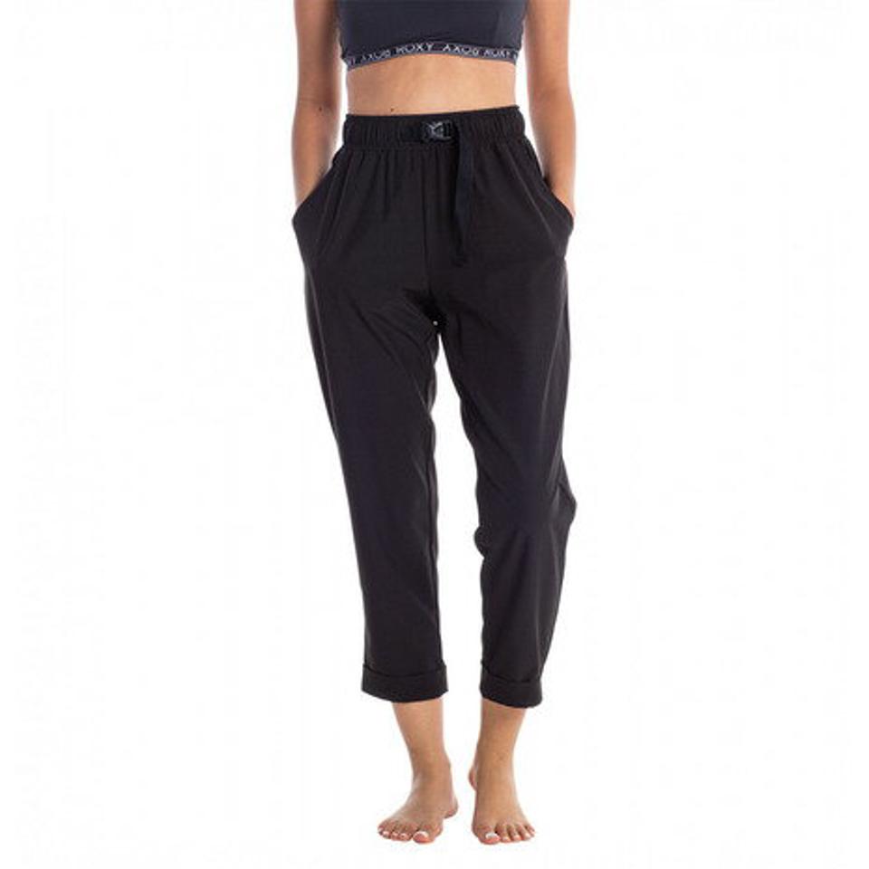 【5点以上で10%OFFクーポン 11日1:59まで】ロキシー（ROXY） HELLO NEW PANTS 速乾 UVカット ストレッチ パンツ RPT212543 BLK （レディース）