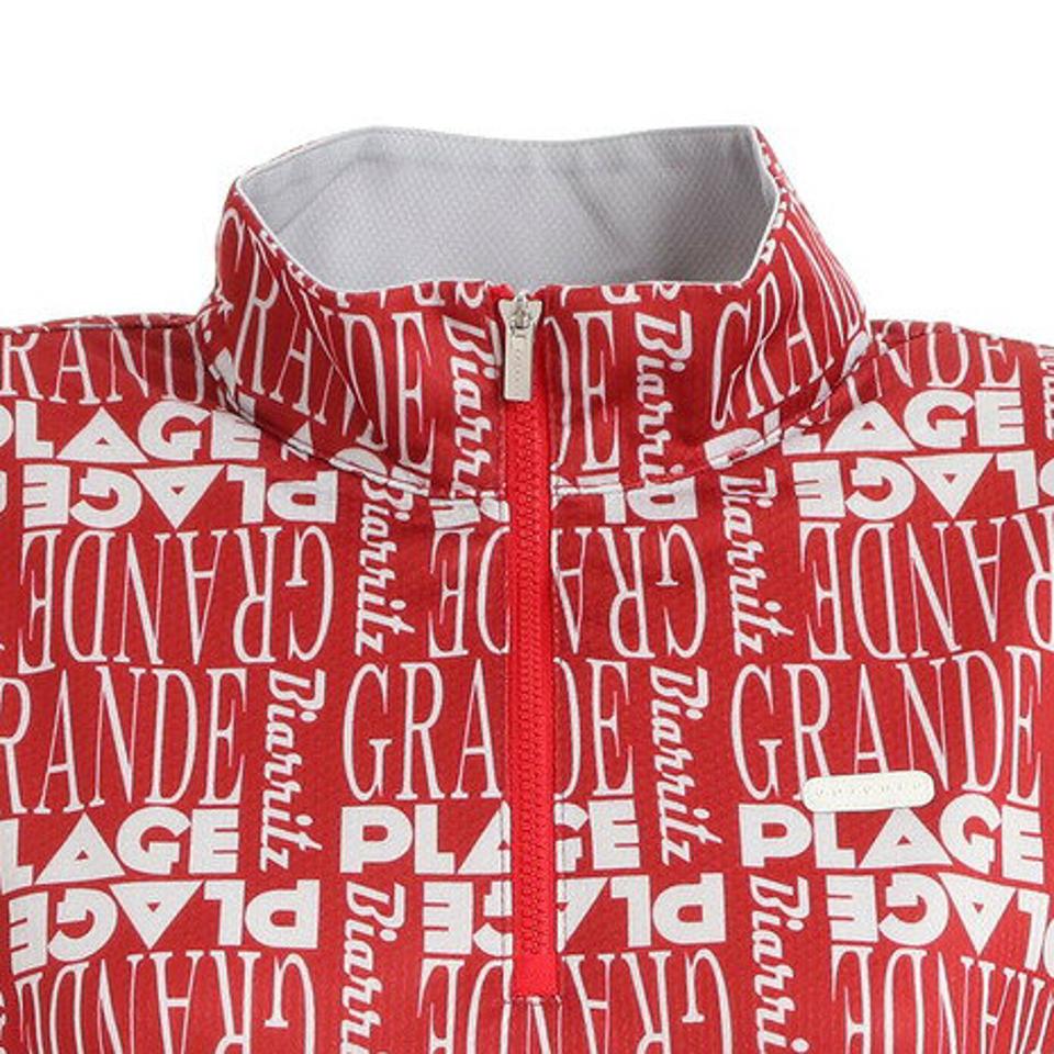 【5点以上で10%OFFクーポン!8/7まで】エピキュール(epicure) ゴルフウェア グランプラージュプリントハイネックシャツ 152-24441-063 (レディース)