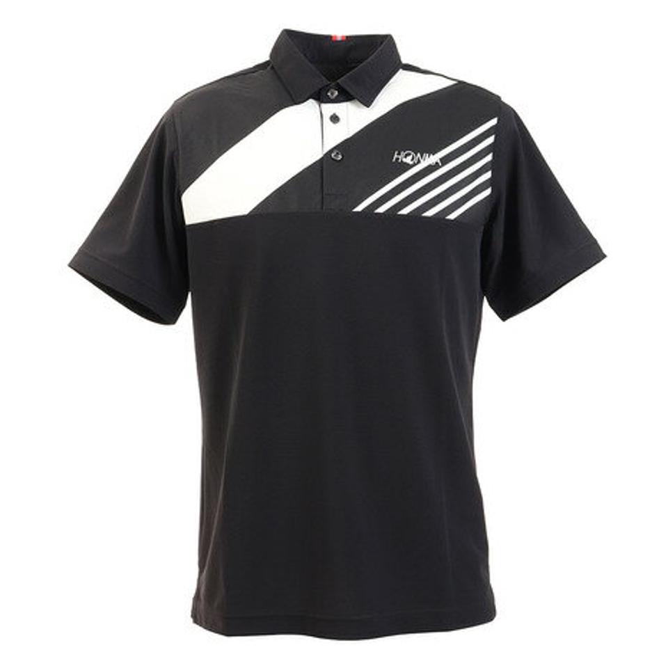 本間ゴルフ(HONMA) ゴルフウエア メンズ ハイゲージ 半袖シャツ 031-733114-BK (メンズ)
