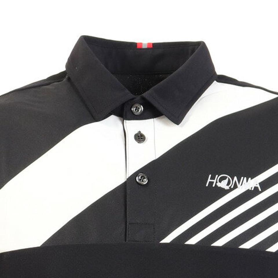 本間ゴルフ(HONMA) ゴルフウエア メンズ ハイゲージ 半袖シャツ 031-733114-BK (メンズ)