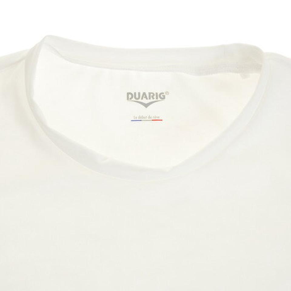 デュアリグ(DUARIG) サッカー ジュニア インナー ストレッチ 丸首 半袖 シャツ 742D8ES068 白 (キッズ)