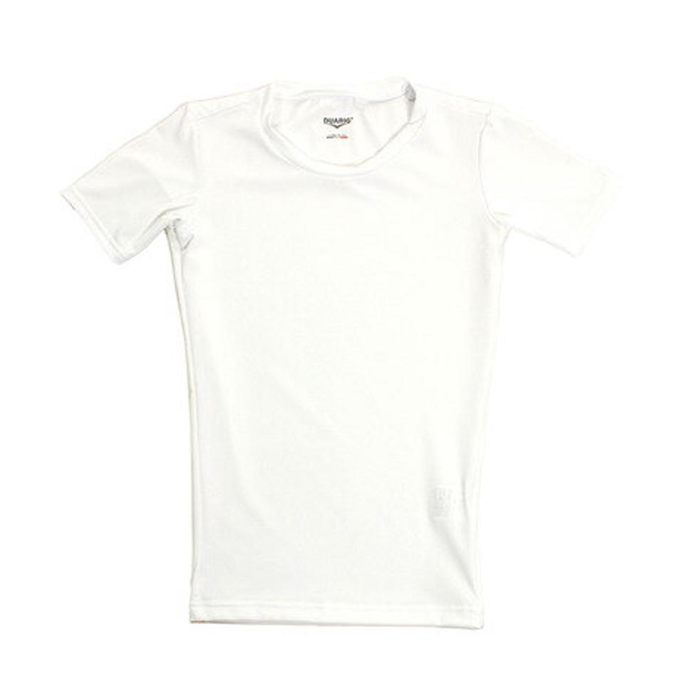 デュアリグ(DUARIG) サッカー ジュニア インナー ストレッチ 半袖 シャツ 742D8ES068 白 (キッズ)