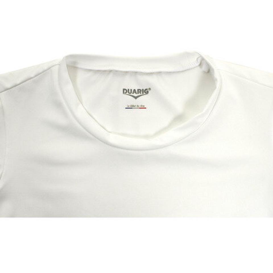 デュアリグ(DUARIG) サッカー ジュニア インナー ストレッチ 半袖 シャツ 742D8ES068 白 (キッズ)