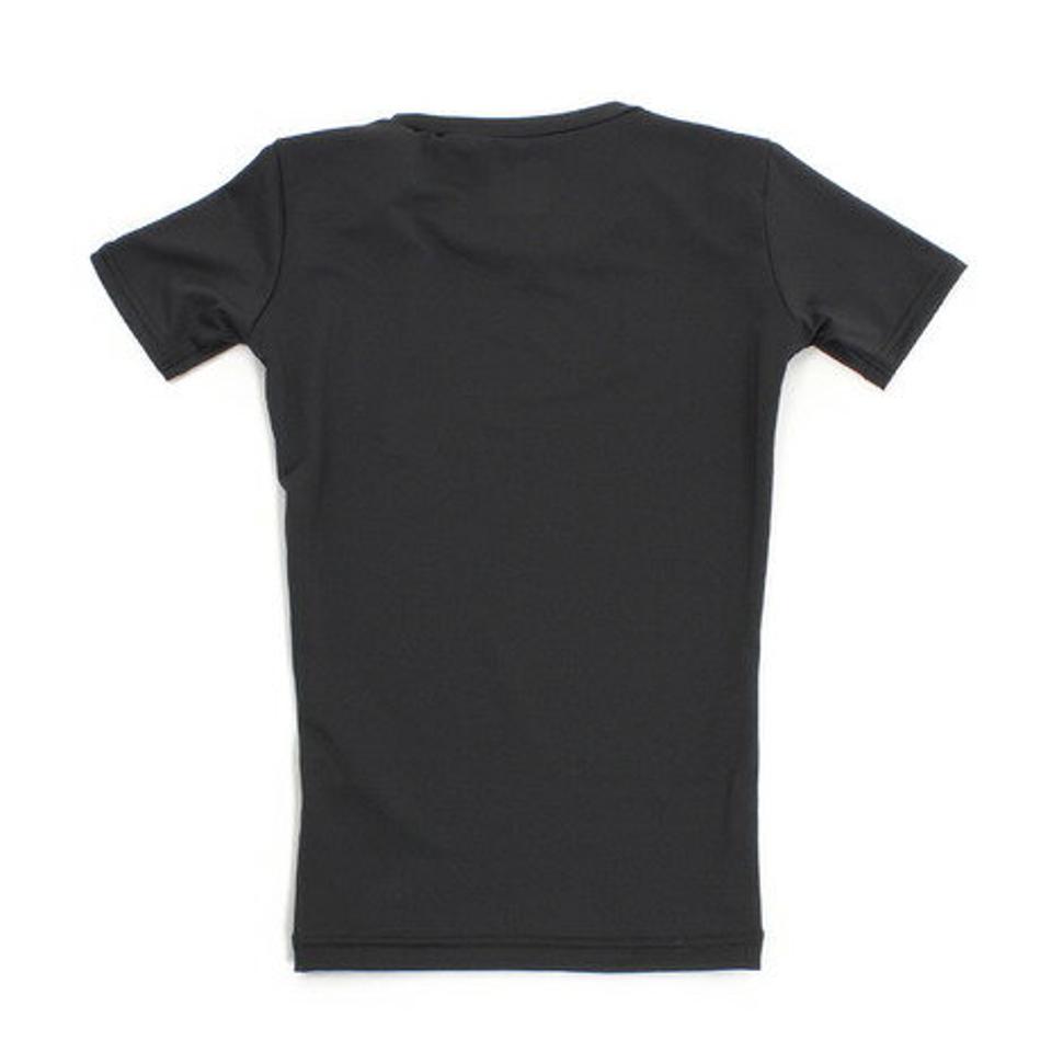 デュアリグ(DUARIG) サッカー ジュニア インナー ストレッチ 半袖 シャツ 742D8ES068 黒 (キッズ)