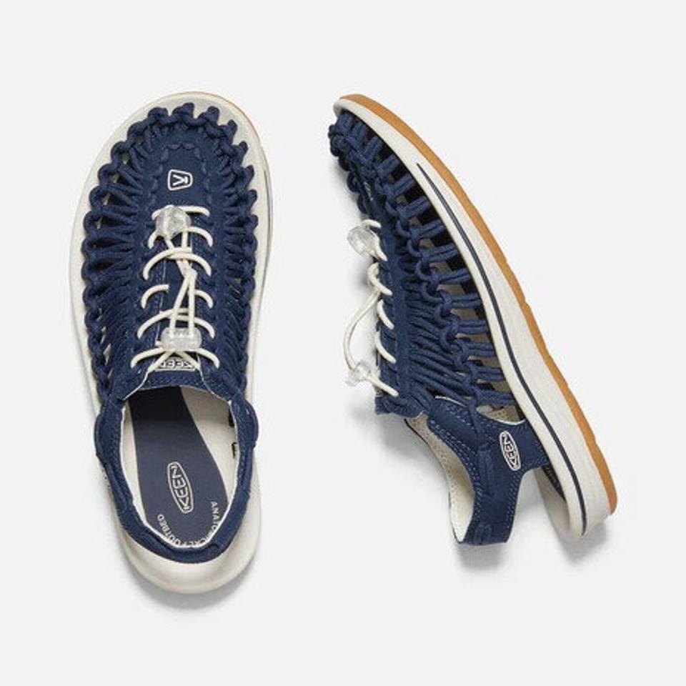 キーン（KEEN）（レディース）ユニーク キャンバス UNEEK CANVAS ネイビー 1026232 ストラップサンダル シューズ 靴 アウトドア カジュアル