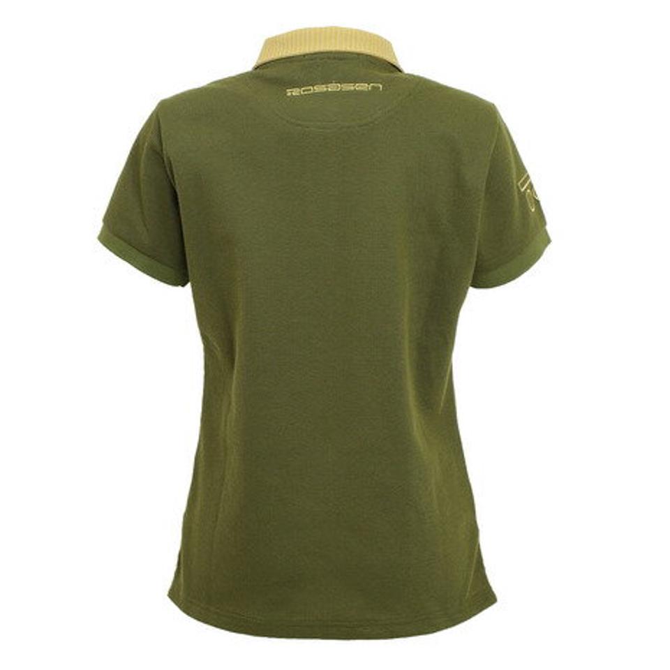 ROSASEN ゴルフウェア 吸水速乾 エアスルー半袖ポロシャツ 045-24341-025 (レディース)