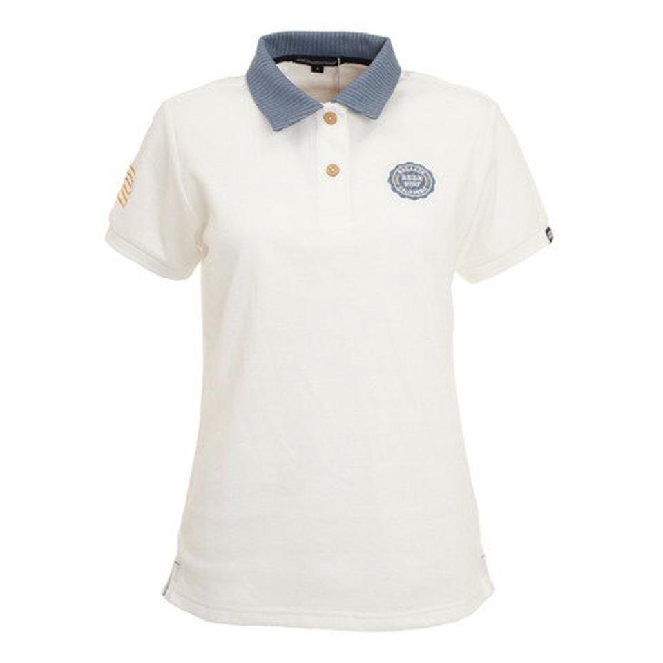 ROSASEN ゴルフウェア 吸水速乾 エアスルー半袖ポロシャツ 045-24341-005 (レディース)