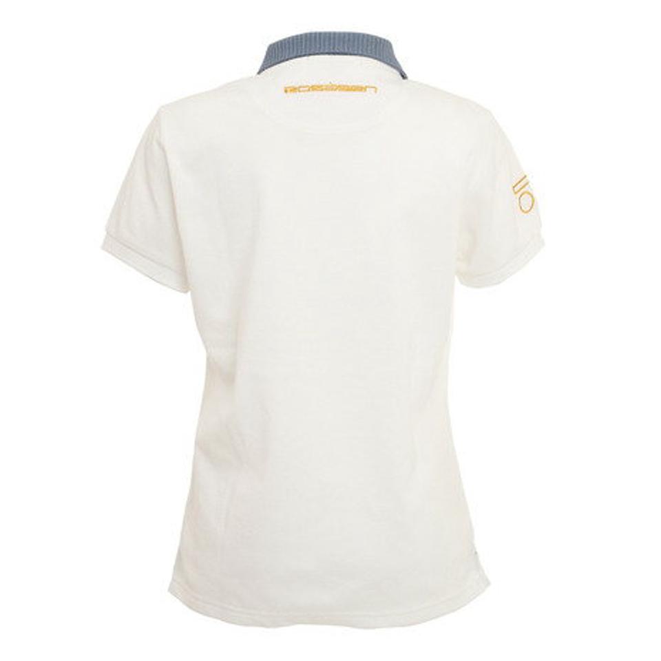 ROSASEN ゴルフウェア 吸水速乾 エアスルー半袖ポロシャツ 045-24341-005 (レディース)