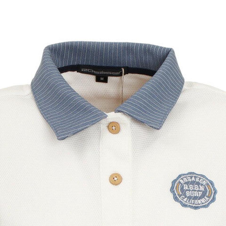 ROSASEN ゴルフウェア 吸水速乾 エアスルー半袖ポロシャツ 045-24341-005 (レディース)