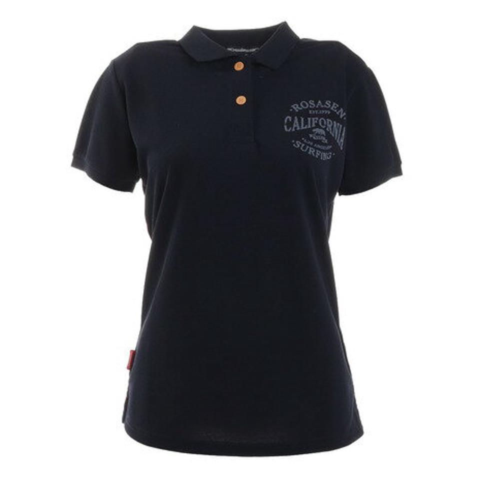 【5点以上で10%OFFクーポン 11日1:59まで】ROSASEN ゴルフウェア ポリエステルカノコ半袖ポロシャツ 045-24241-098 (レディース)