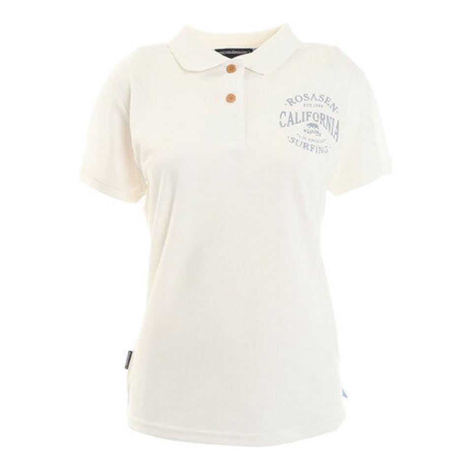 ROSASEN ゴルフウェア ポリエステルカノコ半袖ポロシャツ 045-24241-005 (レディース)