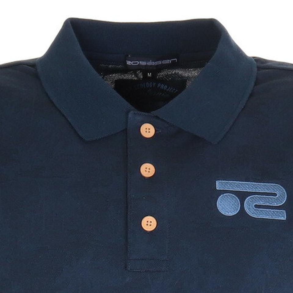 【スポーツデー エントリーでP5倍!4/3 9:59迄】ROSASEN(メンズ)ゴルフウェア レニューエコ半袖ポロシャツ 044-24447-098