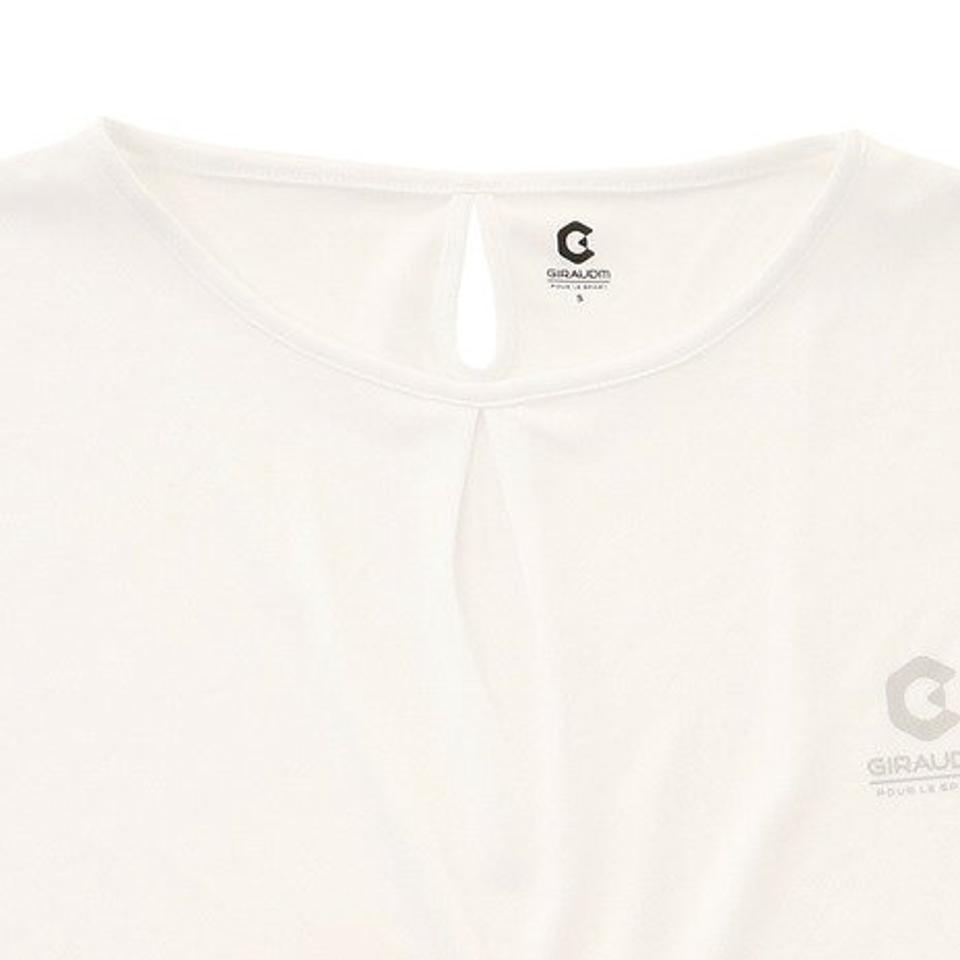 ジローム(GIRAUDM)(レディース)ドライ 吸汗速乾 UVカット ノースリーブメッシュシャツ 864GM1CD6679 WHT