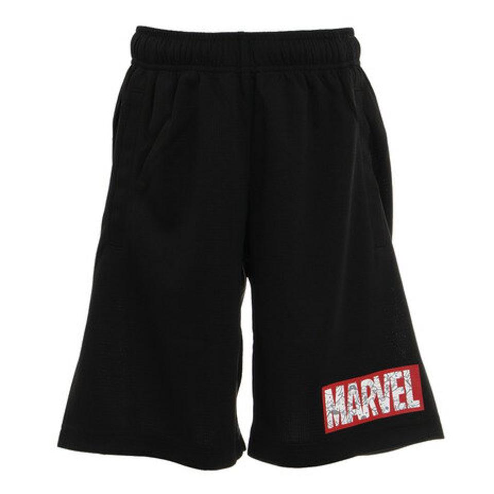マーベル(MARVEL)(キッズ)ジュニア ロゴ ハーフパンツ DS0192028【バスケットボール プラクティスパンツ 練習着】