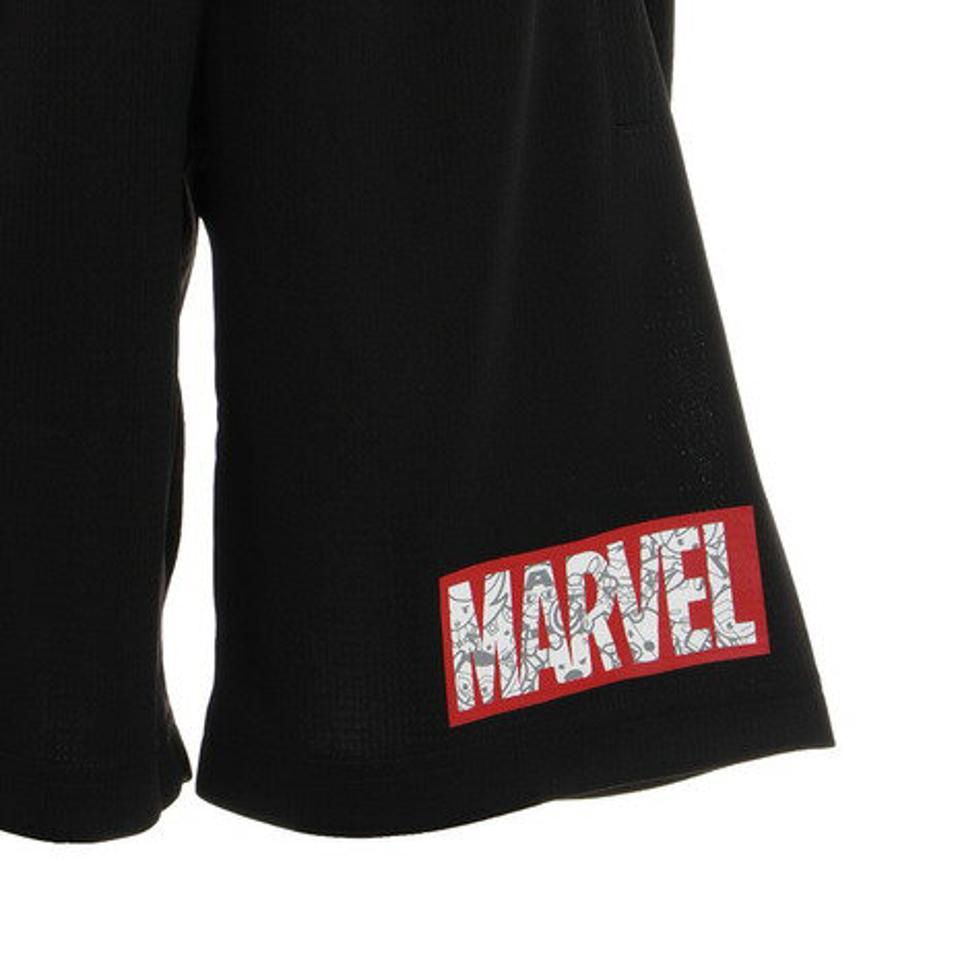 マーベル(MARVEL)(キッズ)ジュニア ロゴ ハーフパンツ DS0192028【バスケットボール プラクティスパンツ 練習着】
