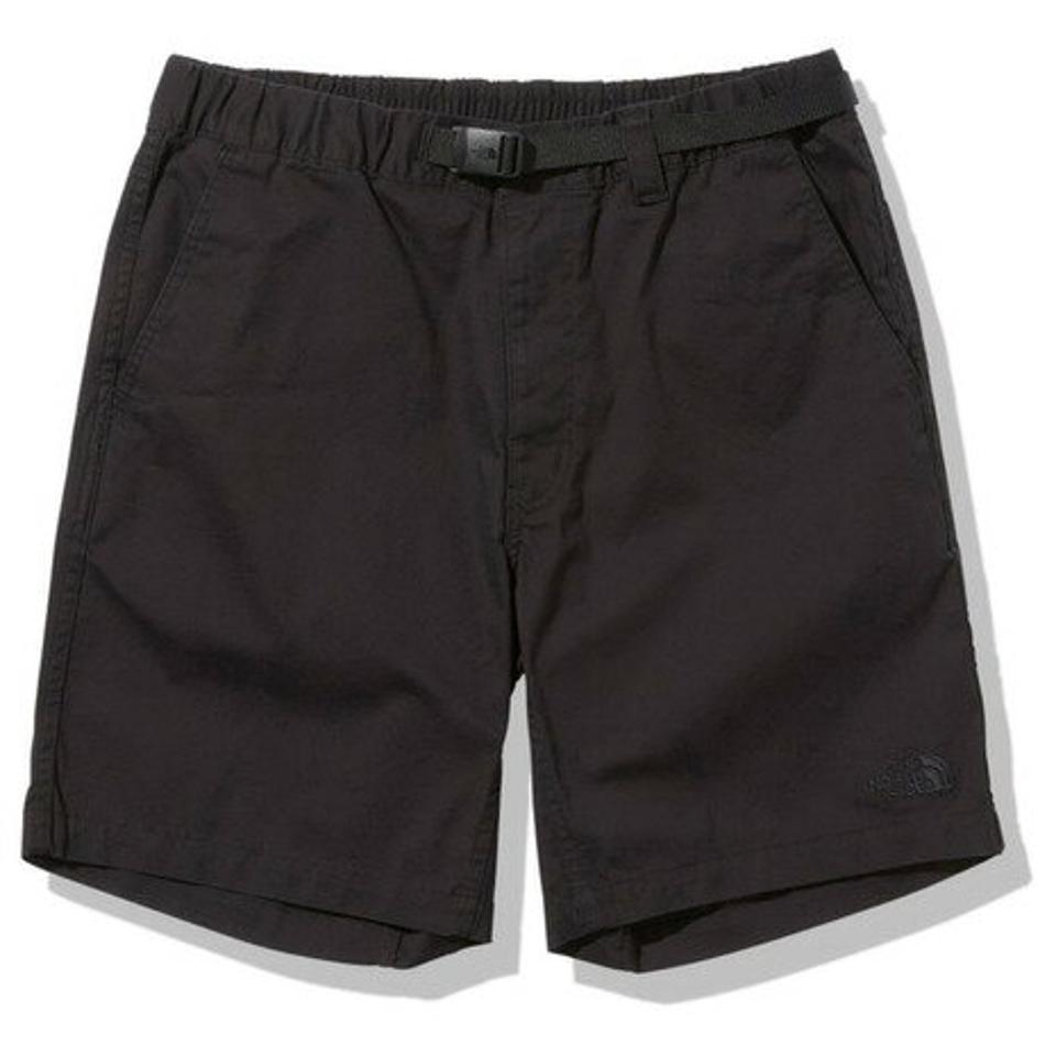 ノースフェイス(THE NORTH FACE) ショートパンツ コットンオックスライトショーツ NB42231 K ブラック アウトドア キャンプ フェス 短パン (メンズ)