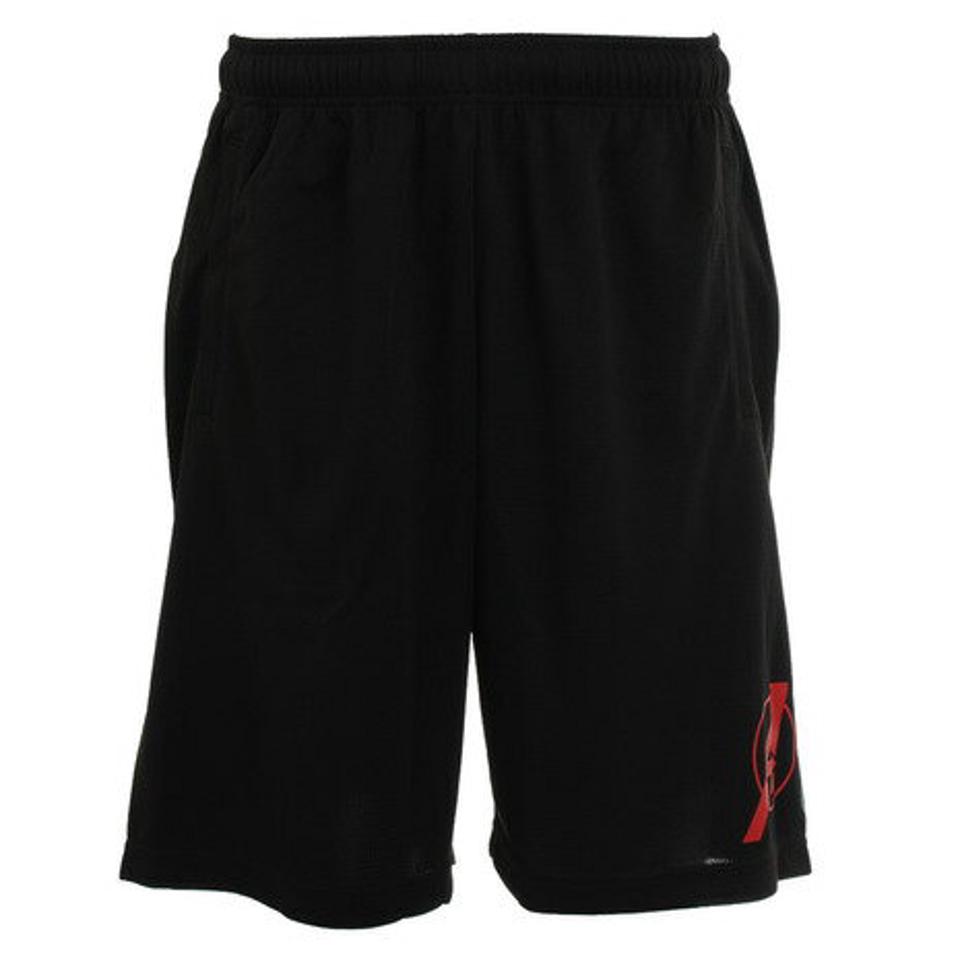 【10%OFFクーポン対象 6/29まで】マーベル(MARVEL) AVENGERS ハーフパンツ DS0192023 ブラック 【バスケットボール プラクティスパンツ 練習着 メンズ】 (メンズ)