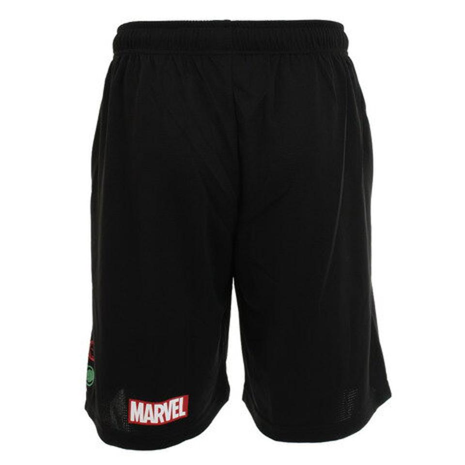 【10%OFFクーポン対象 6/29まで】マーベル(MARVEL) AVENGERS ハーフパンツ DS0192023 ブラック 【バスケットボール プラクティスパンツ 練習着 メンズ】 (メンズ)