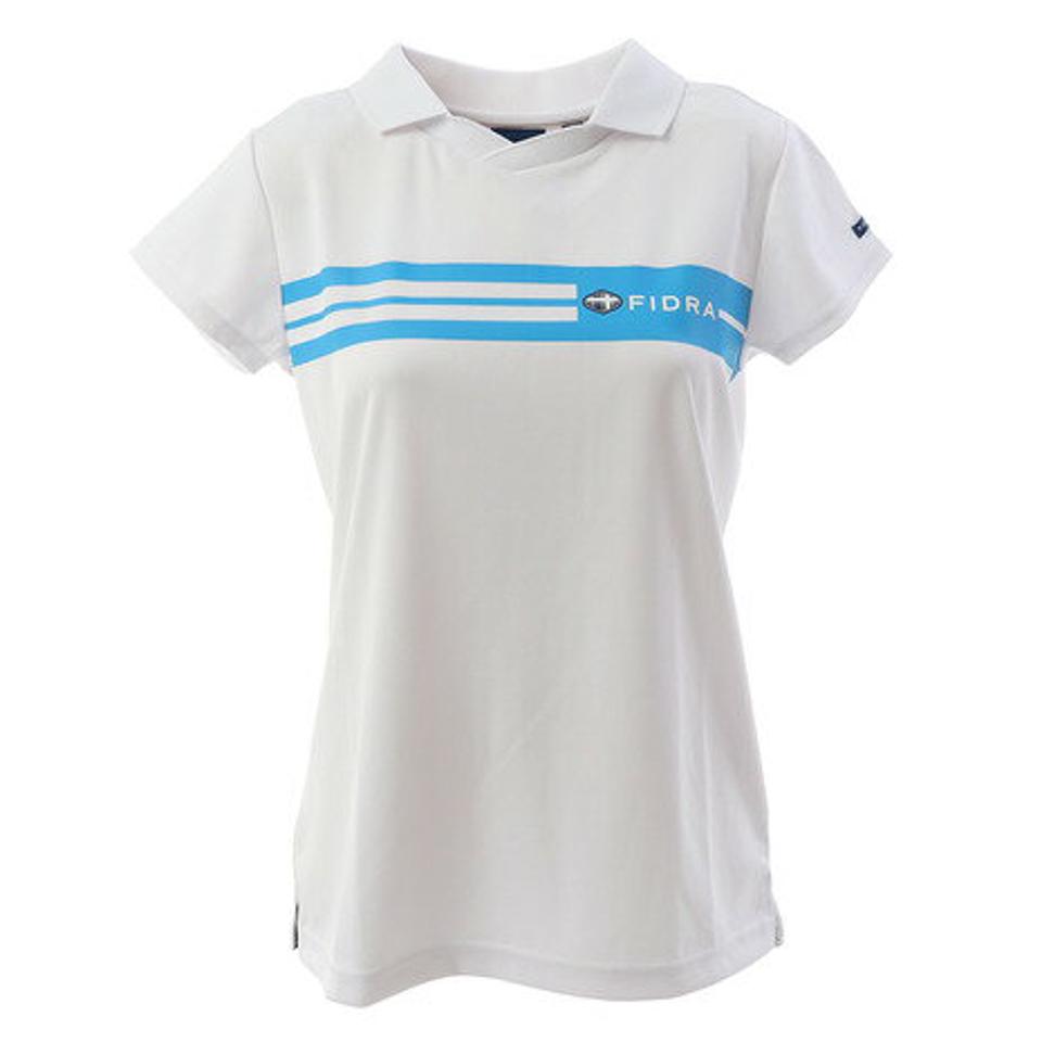 フィドラ(FIDRA) ゴルフウェア レディース ラインポロシャツ FI51UG05 WHT (レディース)